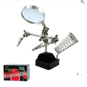 SOPORTE DE CAUTIN CON LUPA Y COCODRILO JM-506