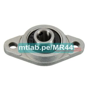 Soporte o chumacera KFL001, diámetro 12mm, tipo de pared