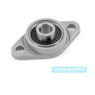 Soporte o chumacera KFL003, diámetro 17mm, tipo de pared