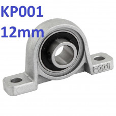 Soporte o chumacera KP001, diámetro 12mm, tipo de pie