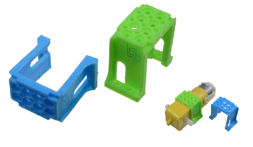 Soporte plastico para motor con reductor (GM3-PSU)
