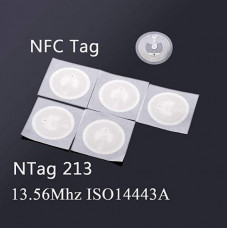Tag NFC NTag213 13.56MHz Mifare Classic 1K Lectura/escritura