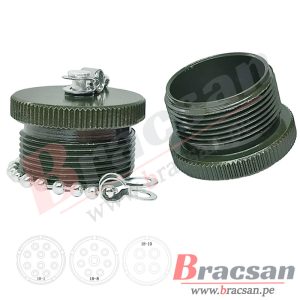 TAPA PROTECTORA MEDIDA 18 PARA CONECTOR MILITAR DE ROSCA INTERNA 18-PROT-A