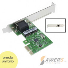 Tarjeta PCI-E Gigabit Ethernet RJ45 LAN 1000Mbps Para Windows 7