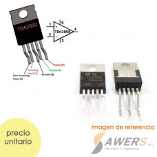TDA2050 Amplificador de audio AB Stereo 60W