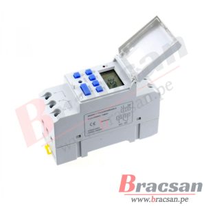 TEMPORIZADOR DIGITAL 24VDC SEMANAL PROGRAMABLE PARA RIEL THC15A-24V
