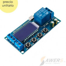 Temporizador Sincrono LCD 0-9999min Relay 5V