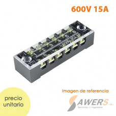 Terminal de conexión 2X5 “KEFA” 15A 600V