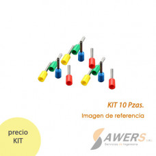 Terminal de crimpado VE1008 10pcs