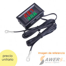 Termometro Digital LCD con doble sonda -55°C a 120°C