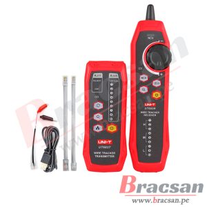 TESTEADOR PROBADOR RASTREADOR PARA CABLE DE RED RJ45, RJ11 UNI-T UT-683KIT