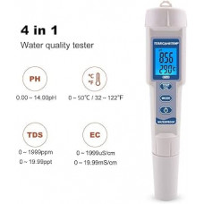 Tester de calidad de agua 4 en 1 PH-3508 pH/EC/TDS/TEMP