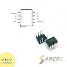 TL071 OP-AMP JFET-input bajo ruido 3Mhz