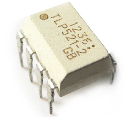 TLP521-4 Optoacoplador Cuadruple Salida Transistor, DIP, 16 Pins, 25 mA, 2.5 kV, 50 %