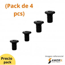 Tornillo de perfil bajo M5 L=6/8mm (pack de 4pcs)