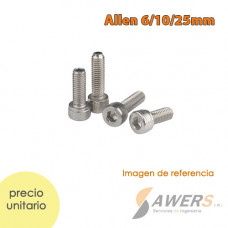 Tornillo Maq M2.5 INOX 10mm (pack de 10pcs)