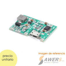 TP4056+ Cargador de bateria de litio 1S salida Boost 5-24V