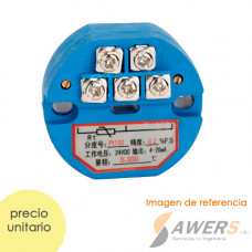 Transmisor de temperatura de 4-20mA para PT100, 24V