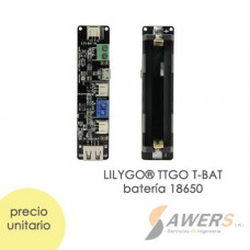 TTGO T-BAT Modulo Carga Solar CN3065 18650 portabateria