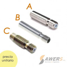 Tubo Conductor MK7 Filamento 1.75mm M6x30