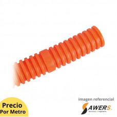 Tubo corrugado 3/4" flex. s/guía (1mt)