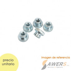 Tuerca rosca moleteada M3-M4 (pack de 4pcs)
