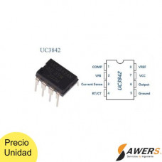 UC3842 controlador PWM 500khz