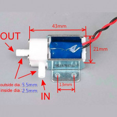 Valvula Solenoide electrica (mini) NO 12V 7psi