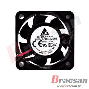 VENTILADOR 12VDC 0.35A 2 CABLES 40X40X15MM DELTA AFB0412SHB