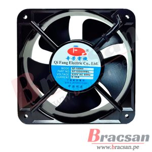 VENTILADOR 220VAC 0.35A 2 CABLES 180X180X60MM CON RODAJE QIFANG QF18060HBL
