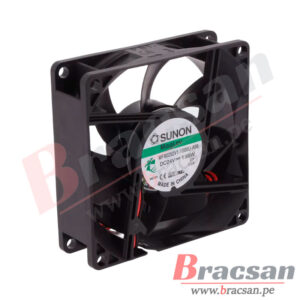 VENTILADOR 24VDC 0.07A 1.68W 2 CABLES 80X80X25MM SUNON MF80252V1-1000U-A99