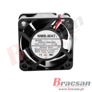 VENTILADOR 24VDC 0.13A 3 CABLES 40X40X20MM NMB-MAT 1608VL-05W-B69