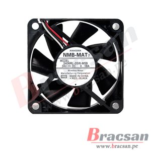 VENTILADOR 24VDC 0.18A 3 CABLES 60X60X15MM NMB-MAT 2406RL-05W-M59