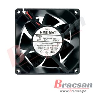 VENTILADOR 24VDC 0.55A 2 CABLES 92X92X38MM NMB-MAT 3615KL-05W-B60