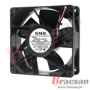 VENTILADOR 24VDC 0.89A 3 CABLES 120X120X38MM NMB-MAT 12038VA-24P-FL