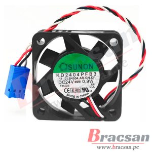 VENTILADOR 24VDC 0.90W 3 CABLES 40X40X10MM 11.(2).B4504.AR.GN.I21 SUNON KD2404PFB3