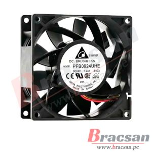 VENTILADOR 24VDC 1.22A 3 CABLES 92X92X38MM DELTA PFB0924UHE