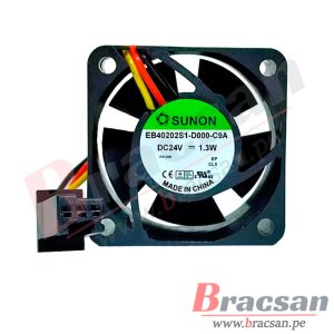 VENTILADOR 24VDC 1.3W 3 CABLES 40X40X20MM SUNON EB40202S1-D000-C9A