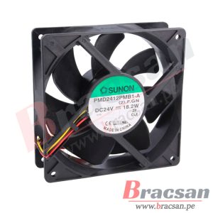 VENTILADOR 24VDC 18.2W 0.76A 3 CABLES 120X120X38MM SUNON PMD2412PMB1-A(2).F.GN