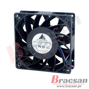 VENTILADOR 48VDC 1.0A 3 CABLES 127X127X38MM DELTA FFB1348EHE