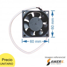 Ventilador 60x60x25mm 12Vdc