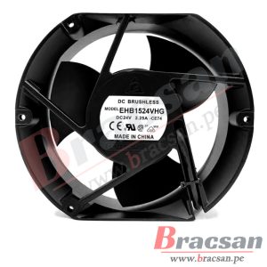 VENTILADOR AXIAL 24VDC 2.25A 3 CABLES 172X150X51MM DELTA EHB1524VHG