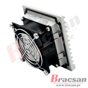VENTILADOR CON REJILLA FILTRO PARA TABLERO 106X106MM RAL7035 JASON FAN FJK6620PB230