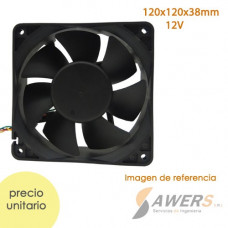 Ventilador DC 12V 120x120x38mm