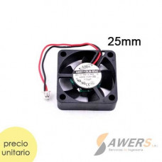 Ventilador DC 12V 25x25x10mm
