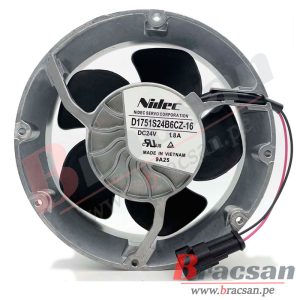 VENTILADOR DE 24VDC 1.8A 2 CABLES 172X51MM NIDEC D1751S24B6CZ-16