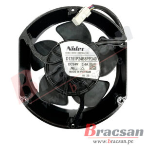 VENTILADOR DE 24VDC 3.4A 4 CABLES 172X150X51MM NIDEC D1751P24B8PP340