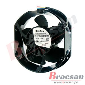 VENTILADOR DE 24VDC 3.4A 4 CABLES 172X150X51MM NIDEC D1751P24B8PP338