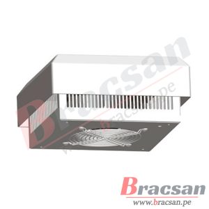 VENTILADOR DE TECHO CON REJILLA FILTRO PARA TABLERO 310X310MM RAL 7035 JASON FAN FJK225PB230