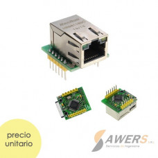 W5500 Módulo Ethernet SPI TCP/IP, 10/100 Mbps con RJ45